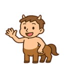 ゆるケンタウロスのまいにち@SFW（個別スタンプ：4）