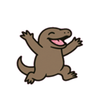 クールなコモドドラゴン@SFW（個別スタンプ：1）