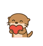 まったりコツメカワウソ@SFW（個別スタンプ：1）