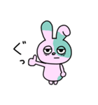 やる気のないゾンビうさぎちゃん（個別スタンプ：3）