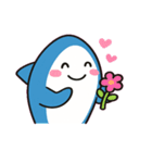 おちゃめサメのまいにち@SFW（個別スタンプ：4）