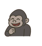 やさしいゴリラの日常@SFW（個別スタンプ：4）