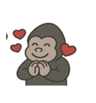やさしいゴリラの日常@SFW（個別スタンプ：10）