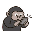 やさしいゴリラの日常@SFW（個別スタンプ：16）