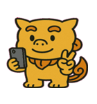 ゆるシーサーの日常@SFW（個別スタンプ：14）