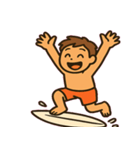 ゆるサーファーの日常@SFW（個別スタンプ：1）