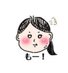 つぶらな瞳のえみちゃんとユカイな妹たち（個別スタンプ：11）