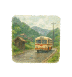 日本の街角スケッチ 昭和の風景 3（個別スタンプ：13）