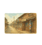 日本の街角スケッチ 昭和の風景 3（個別スタンプ：23）