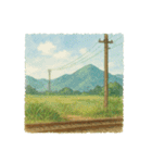 日本の街角スケッチ 昭和の風景 3（個別スタンプ：24）