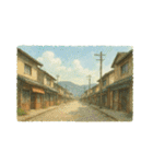 日本の街角スケッチ 昭和の風景 3（個別スタンプ：26）