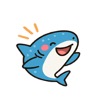 やさしいジンベイザメの日常@SFW（個別スタンプ：1）