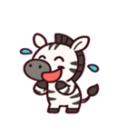 ハッピーシマウマの日常@SFW（個別スタンプ：4）