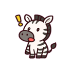 ハッピーシマウマの日常@SFW（個別スタンプ：5）