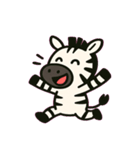 ハッピーシマウマの日常@SFW（個別スタンプ：7）