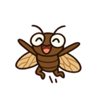 ないてるだけのセミくん@SFW（個別スタンプ：1）