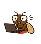 ないてるだけのセミくん@SFW（個別スタンプ：2）