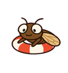 ないてるだけのセミくん@SFW（個別スタンプ：3）