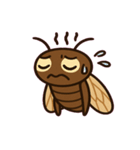 ないてるだけのセミくん@SFW（個別スタンプ：4）