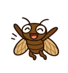 ないてるだけのセミくん@SFW（個別スタンプ：5）