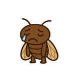 ないてるだけのセミくん@SFW（個別スタンプ：8）