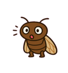 ないてるだけのセミくん@SFW（個別スタンプ：9）