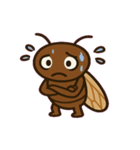 ないてるだけのセミくん@SFW（個別スタンプ：13）