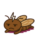 ないてるだけのセミくん@SFW（個別スタンプ：16）