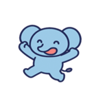 ちびゾウのごきげん日和@SFW（個別スタンプ：9）