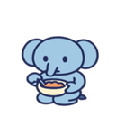 ちびゾウのごきげん日和@SFW（個別スタンプ：14）