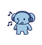 ちびゾウのごきげん日和@SFW（個別スタンプ：15）