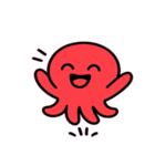 ゆらゆらタコさんのゆる時間@SFW（個別スタンプ：1）
