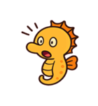 ちびタツノのぷかぷか日常@SFW（個別スタンプ：2）