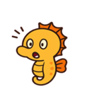 ちびタツノのぷかぷか日常@SFW（個別スタンプ：7）