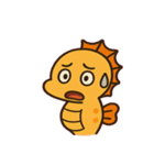 ちびタツノのぷかぷか日常@SFW（個別スタンプ：8）