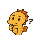 ちびタツノのぷかぷか日常@SFW（個別スタンプ：10）