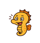 ちびタツノのぷかぷか日常@SFW（個別スタンプ：13）