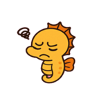 ちびタツノのぷかぷか日常@SFW（個別スタンプ：15）