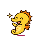 ふわふわタツノオトシゴ便り@SFW（個別スタンプ：1）