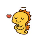 ふわふわタツノオトシゴ便り@SFW（個別スタンプ：9）