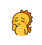 ふわふわタツノオトシゴ便り@SFW（個別スタンプ：15）