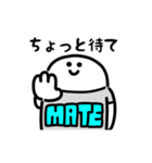 にっこりマンのロゴTシャツ（文字付き）（個別スタンプ：15）