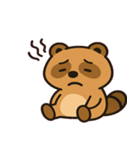 いたずらタヌキのもふもふ通信@SFW（個別スタンプ：1）