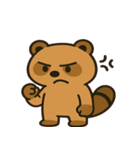 いたずらタヌキのもふもふ通信@SFW（個別スタンプ：8）