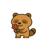 いたずらタヌキのもふもふ通信@SFW（個別スタンプ：11）