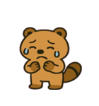 いたずらタヌキのもふもふ通信@SFW（個別スタンプ：15）