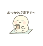 しろもちくん〜まったり日常編〜（個別スタンプ：4）