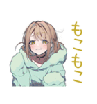 ゆるパーカーちゃんの冬（個別スタンプ：20）