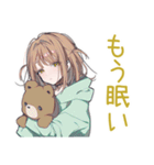 ゆるパーカーちゃんの冬（個別スタンプ：25）