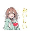 ゆるパーカーちゃんの冬（個別スタンプ：29）